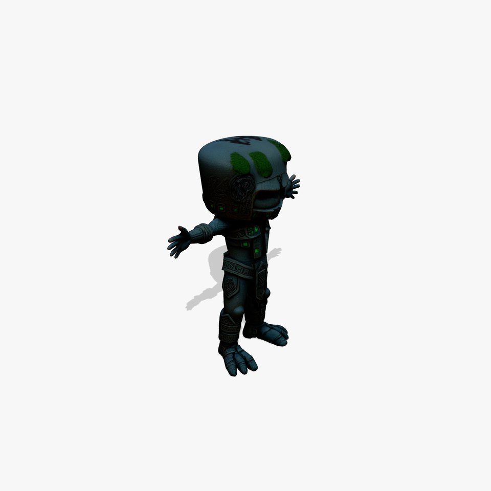 Ancient Stone Guardian model pack